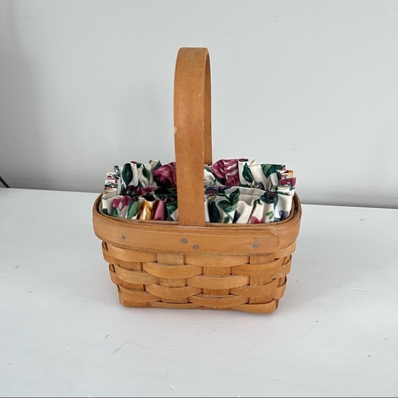 Longaberger 1995 vintage Horizon of Hope basket and accessories - Picture 5 of 12